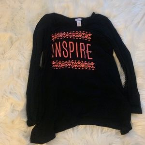 Black and pink shirt